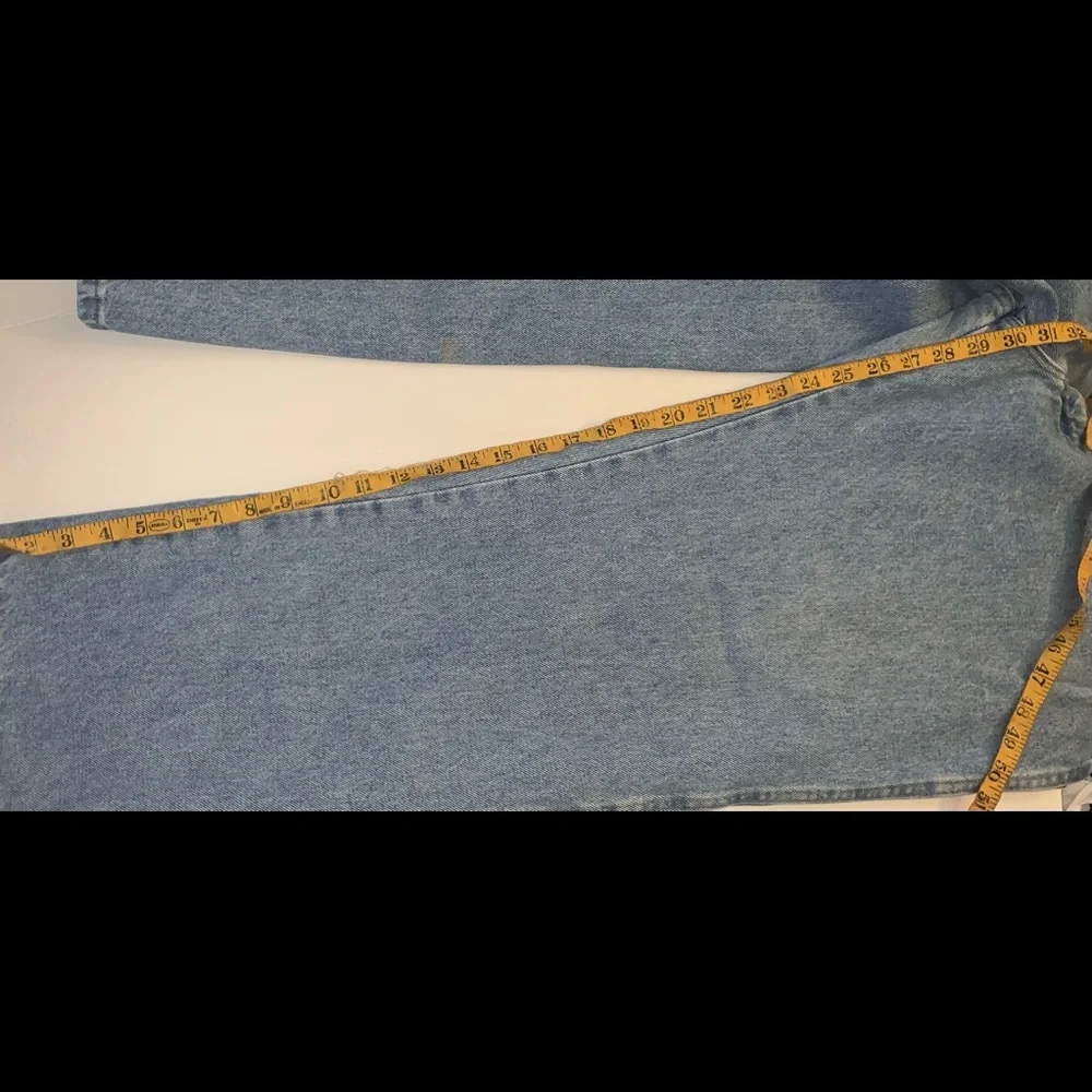 Wrangler Premium lt. stonewashed blue jeans 96501sl 501 pre owned 40 x 30 comfe - Picture 4 of 6